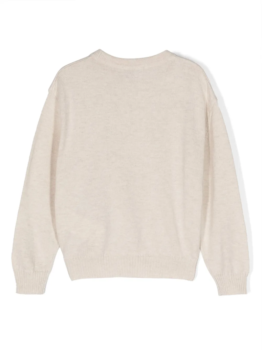 There Was One Kids Trui met geborduurd logo - Beige