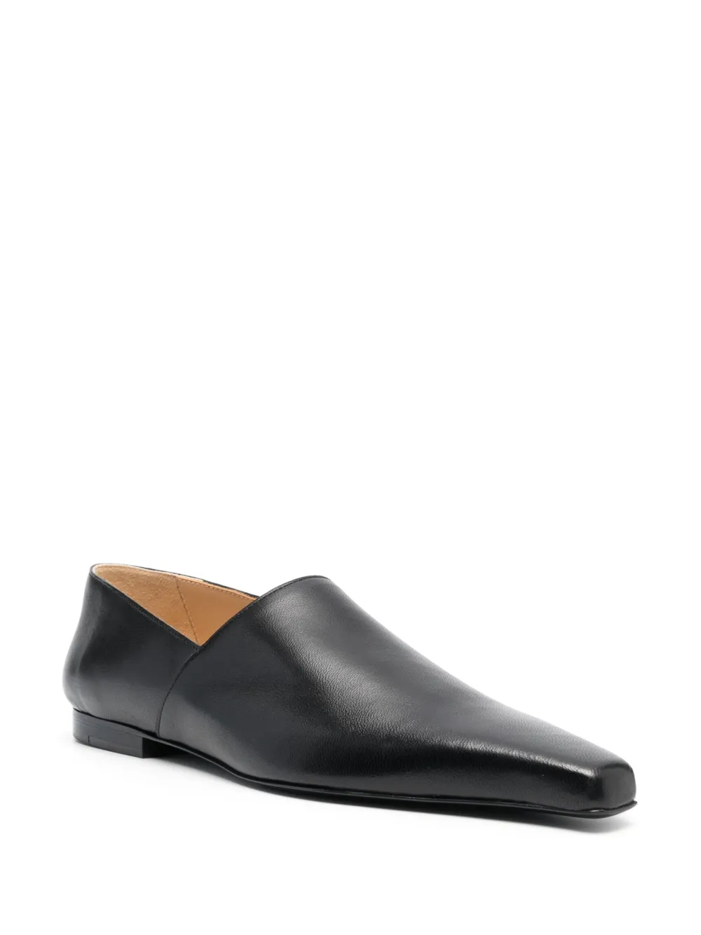 By Malene Birger Minori leren loafers - Zwart