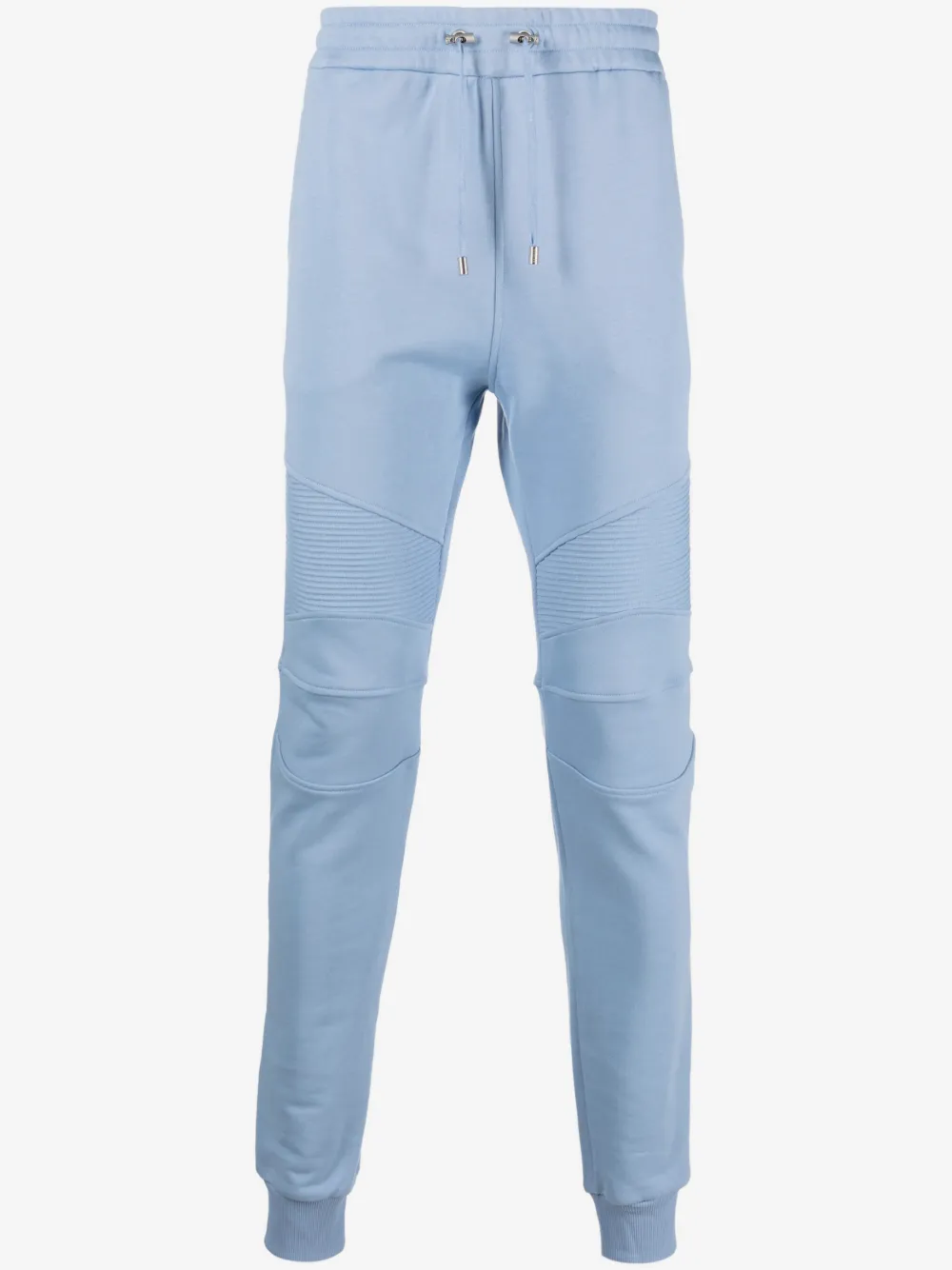 Balmain elastic-waist cotton sweat pants | Blue | Image 1