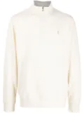 Polo Ralph Lauren Polo Pony-motif zipped jumper - Neutrals
