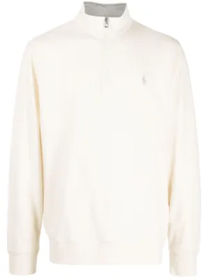 Mens half zip jumper ralph lauren store