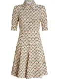 ETRO graphic-print half-sleeved dress - Neutrals