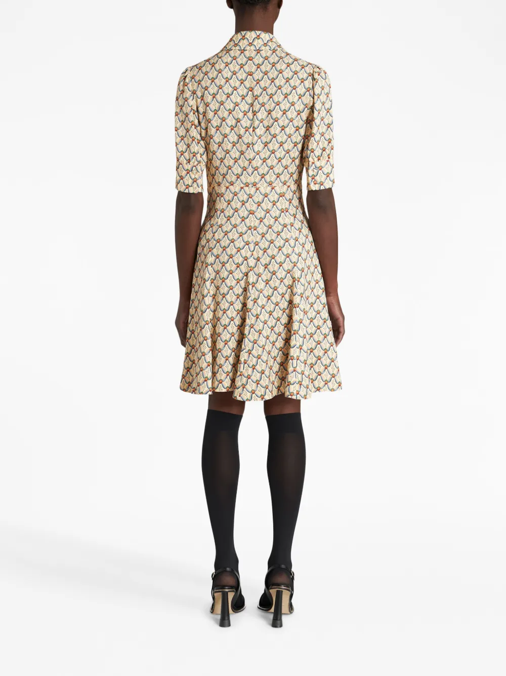 ETRO Blouse met abstracte print Beige