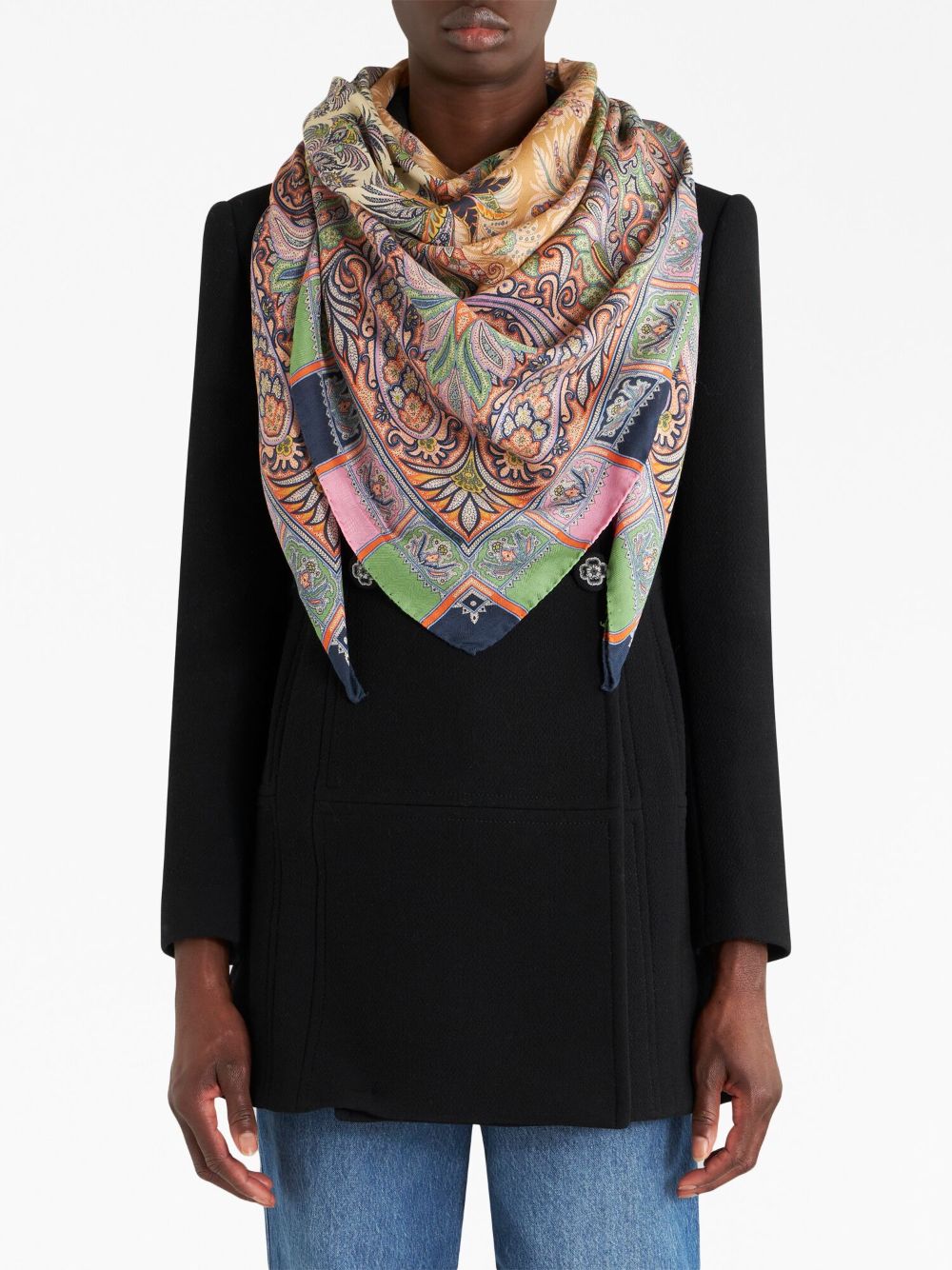 ETRO abstract-print scarf Women