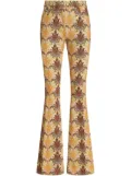 ETRO graphic-print flared jeans - Multicolour