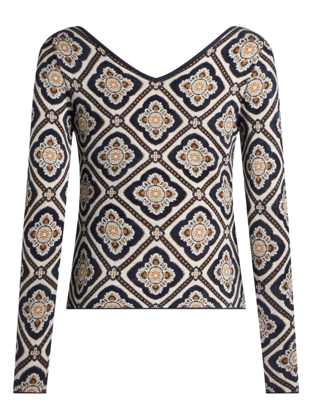 ETRO floral-jacquard jumper Women