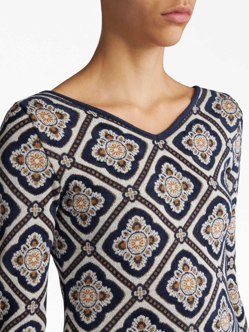 ETRO floral-jacquard jumper Women