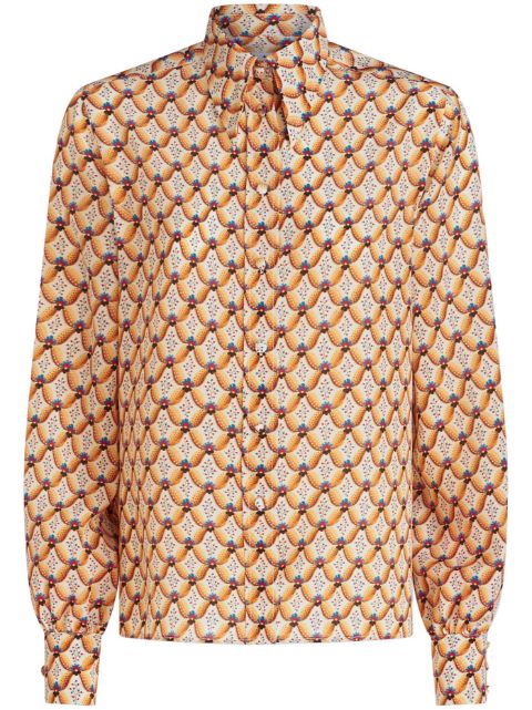 ETRO floral-print silk shirt Women