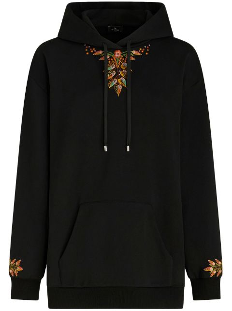 ETRO embroidered cotton hoodie Women