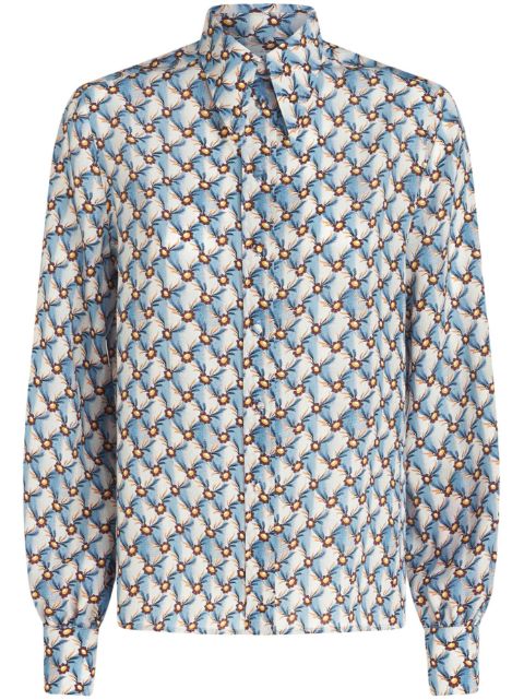 ETRO Floralia-print silk shirt Women