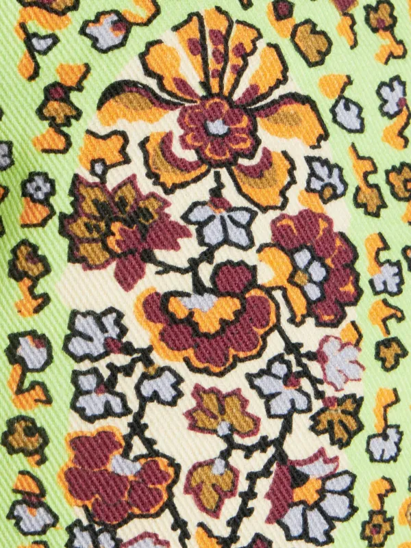 【ETRO】ペイズリー デニム ショーツ ETRO ペイズリー デニムショーツ | グリーン | FARFETCH JP