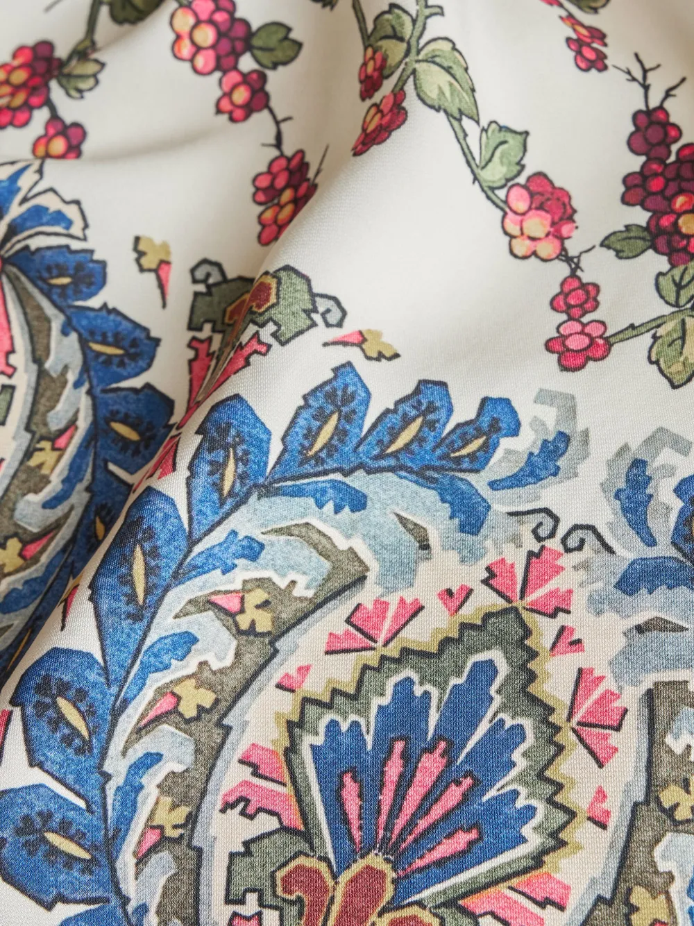 ETRO BERRY-PRINT SHIFT MINIDRESS