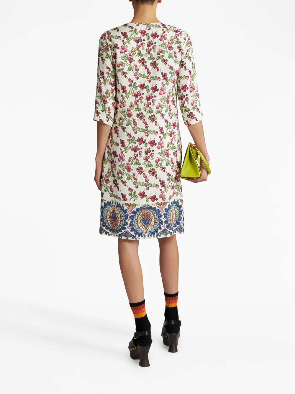 ETRO BERRY-PRINT SHIFT MINIDRESS
