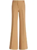 ETRO pressed-crease flared trousers - Brown