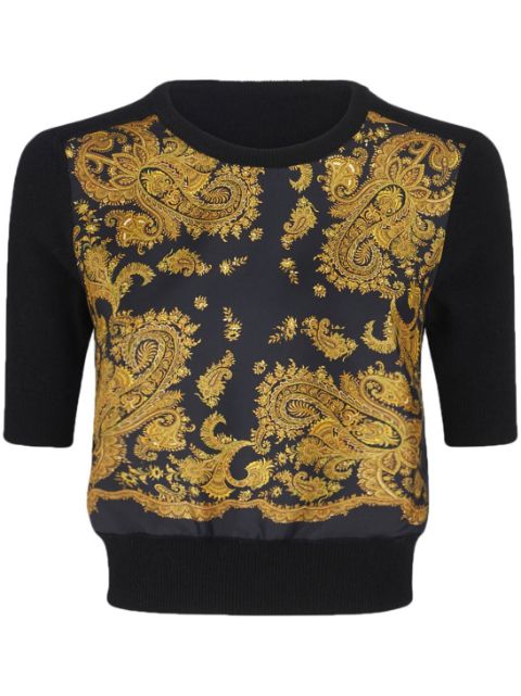 ETRO paisley-print wool-cashmere blend jumper Women