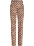 ETRO floral-print tailored trousers - Brown