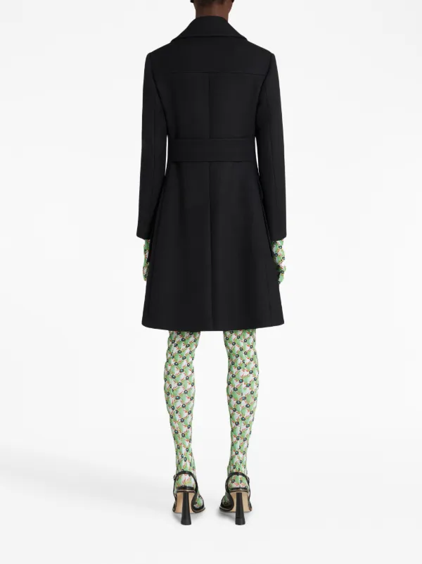 ETRO ウールコート42 美品 クリーニング済 ETRO ウール ダブルコート | ブラック | FARFETCH JP
