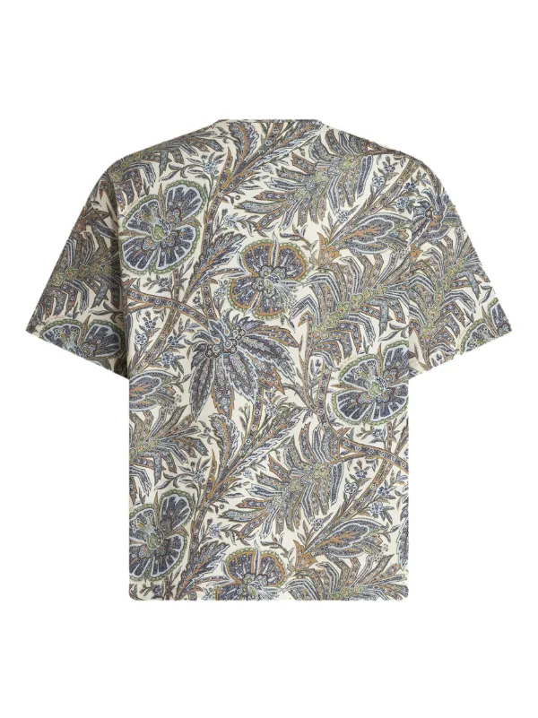 ETRO ペイズリー Tシャツ | ブルー | FARFETCH JP