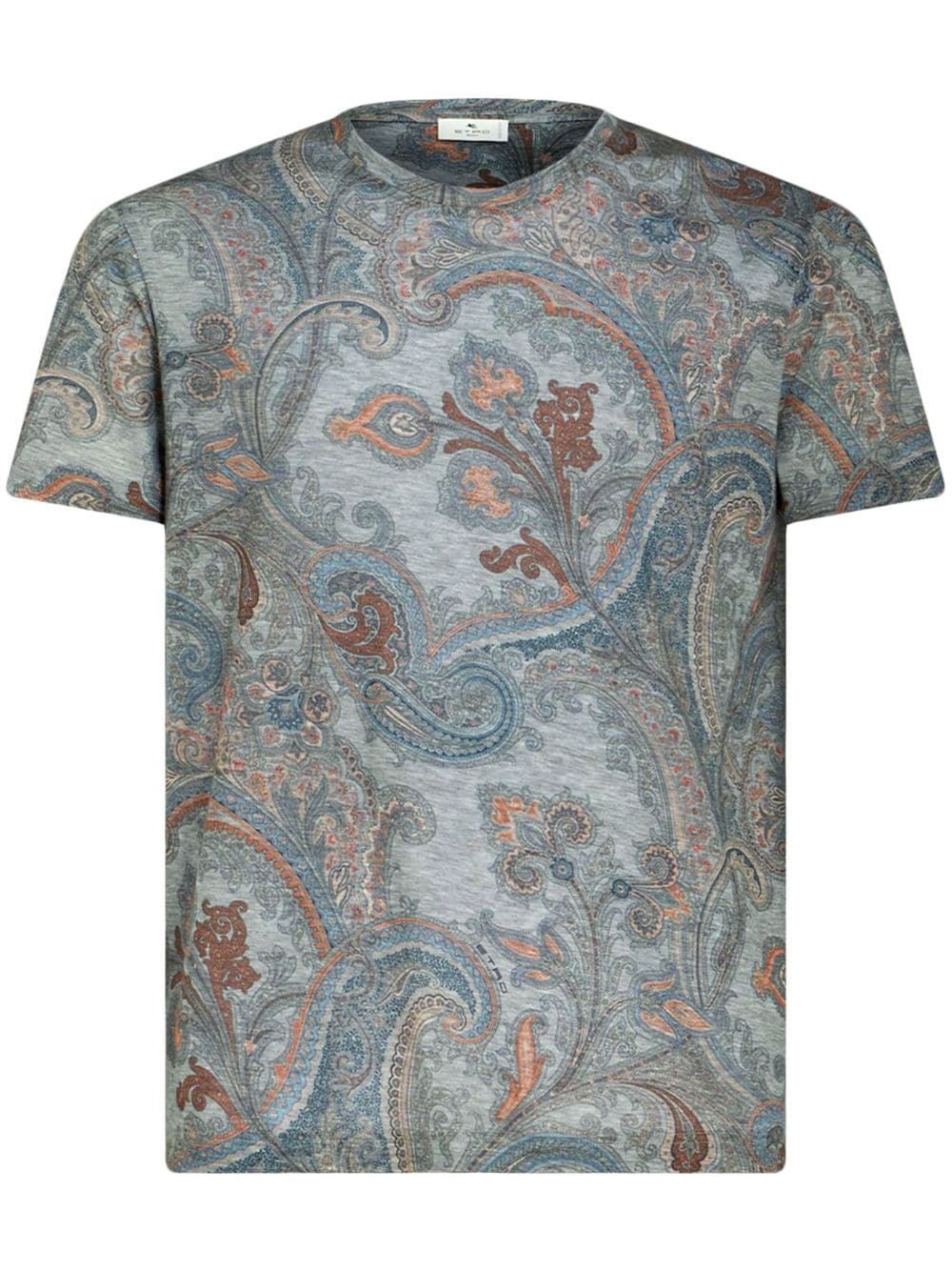 paisley-print lyocell T-shirt