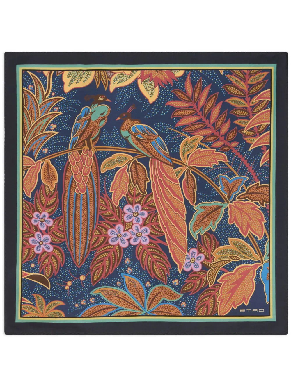 ETRO Pochet met print Zwart