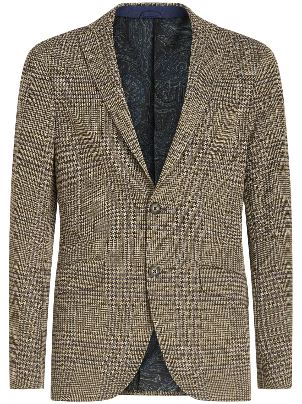 ETRO plaid-check pattern blazer | Brown | Image 1