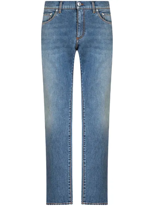 Jean droit à logo brodé - ETRO - Modalova