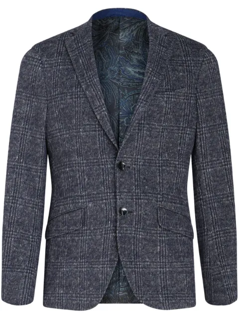 ETRO checked single-breasted blazer