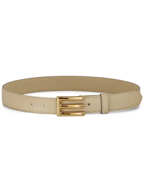ETRO logo-buckle leather belt