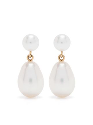 Sophie Bille Brahe Venus d'Eau Pearl Drop Earrings - Farfetch