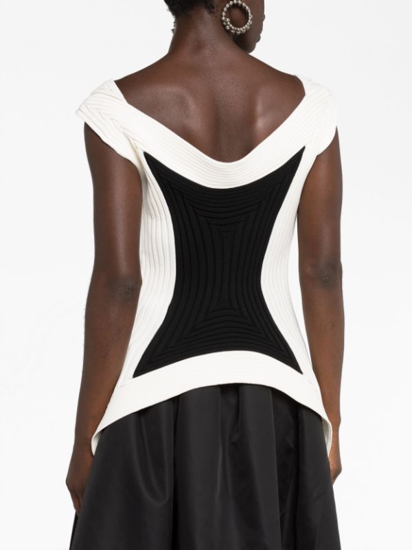 Issey Miyake Square Scheme-2 Ribbed Top - Farfetch