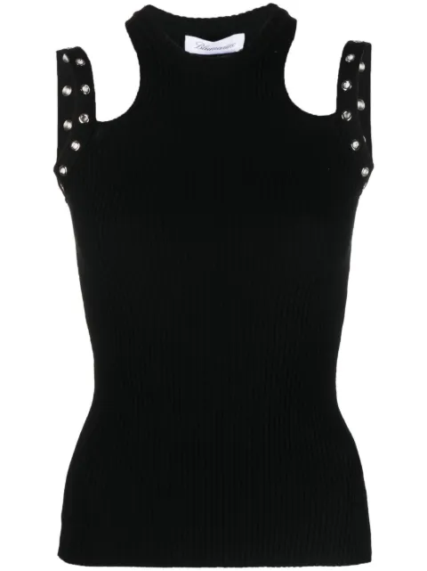 Blumarine sleeveless knitted top