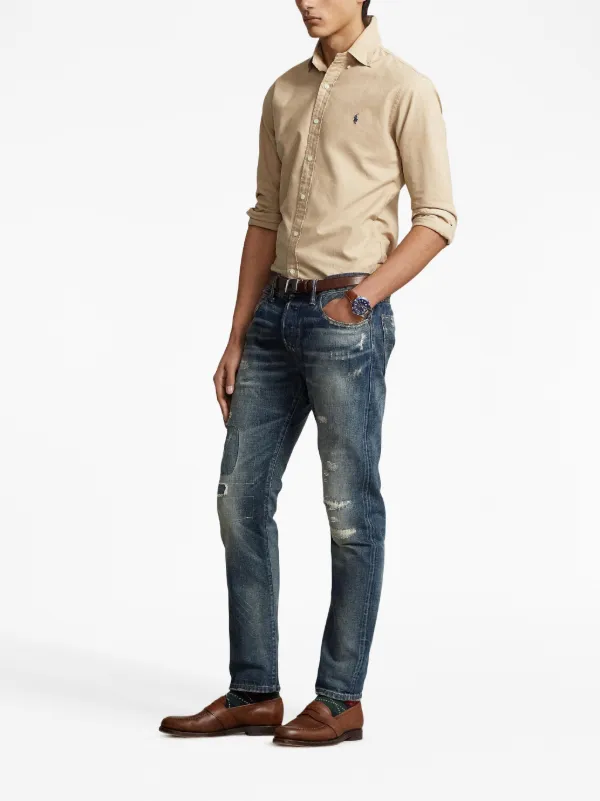 Polo Ralph Lauren Polo Pony button-up Cotton Shirt | Neutrals