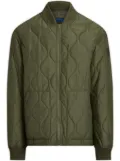 Polo Ralph Lauren logo-patch quilted jacket - Green