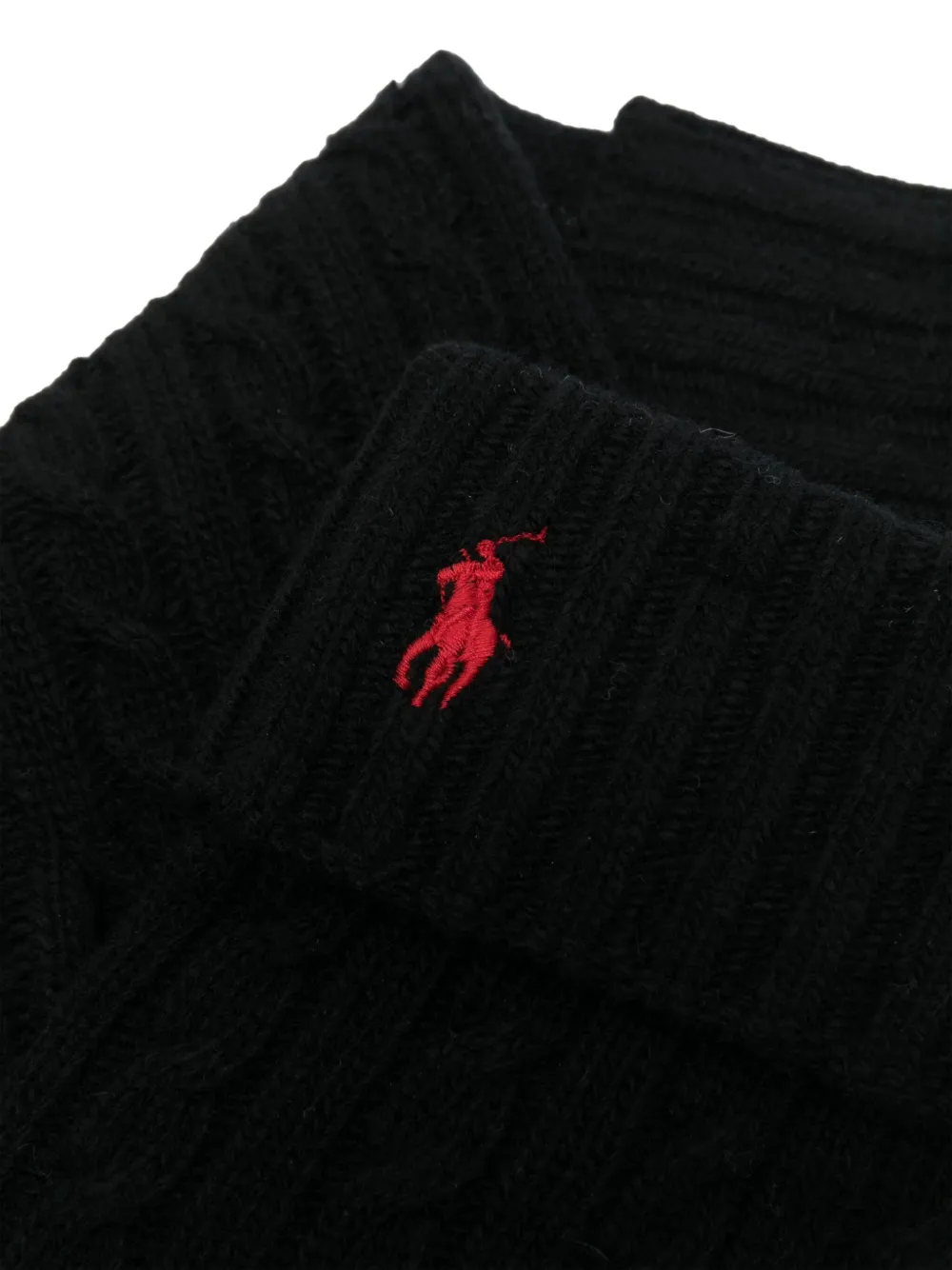 Polo Ralph Lauren Gebreide sjaal Zwart