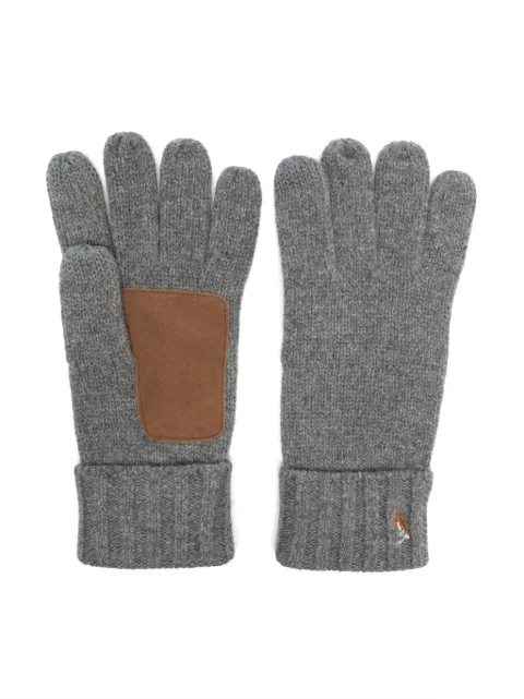 Polo Ralph Lauren gants en laine à motif Polo Pony brodé