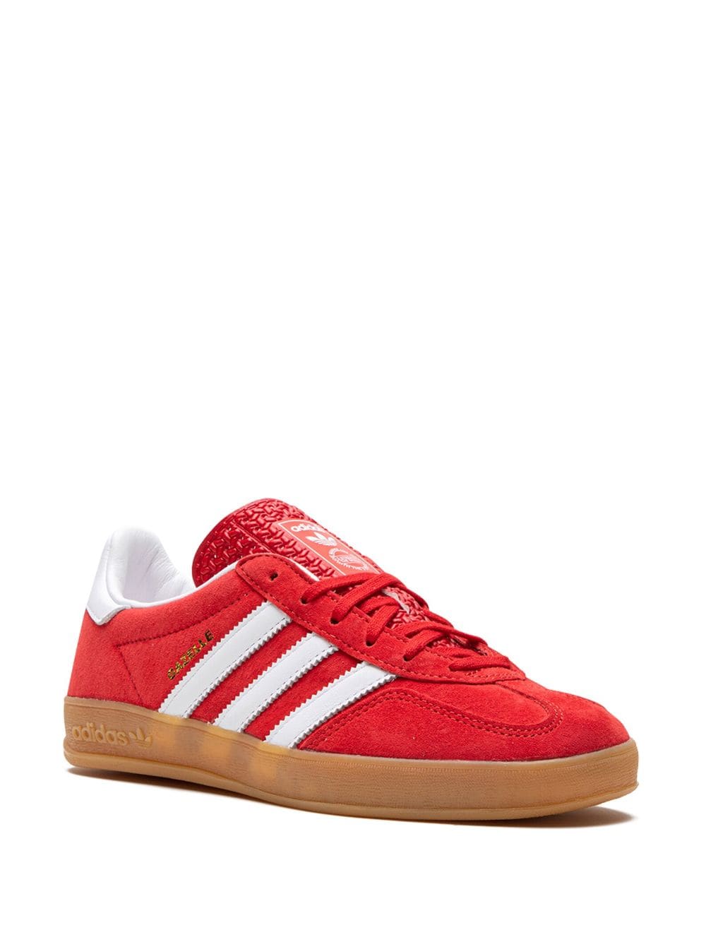 Shop Adidas Originals Gazelle Indoor "scarlet/cloud White" Sneakers In Red
