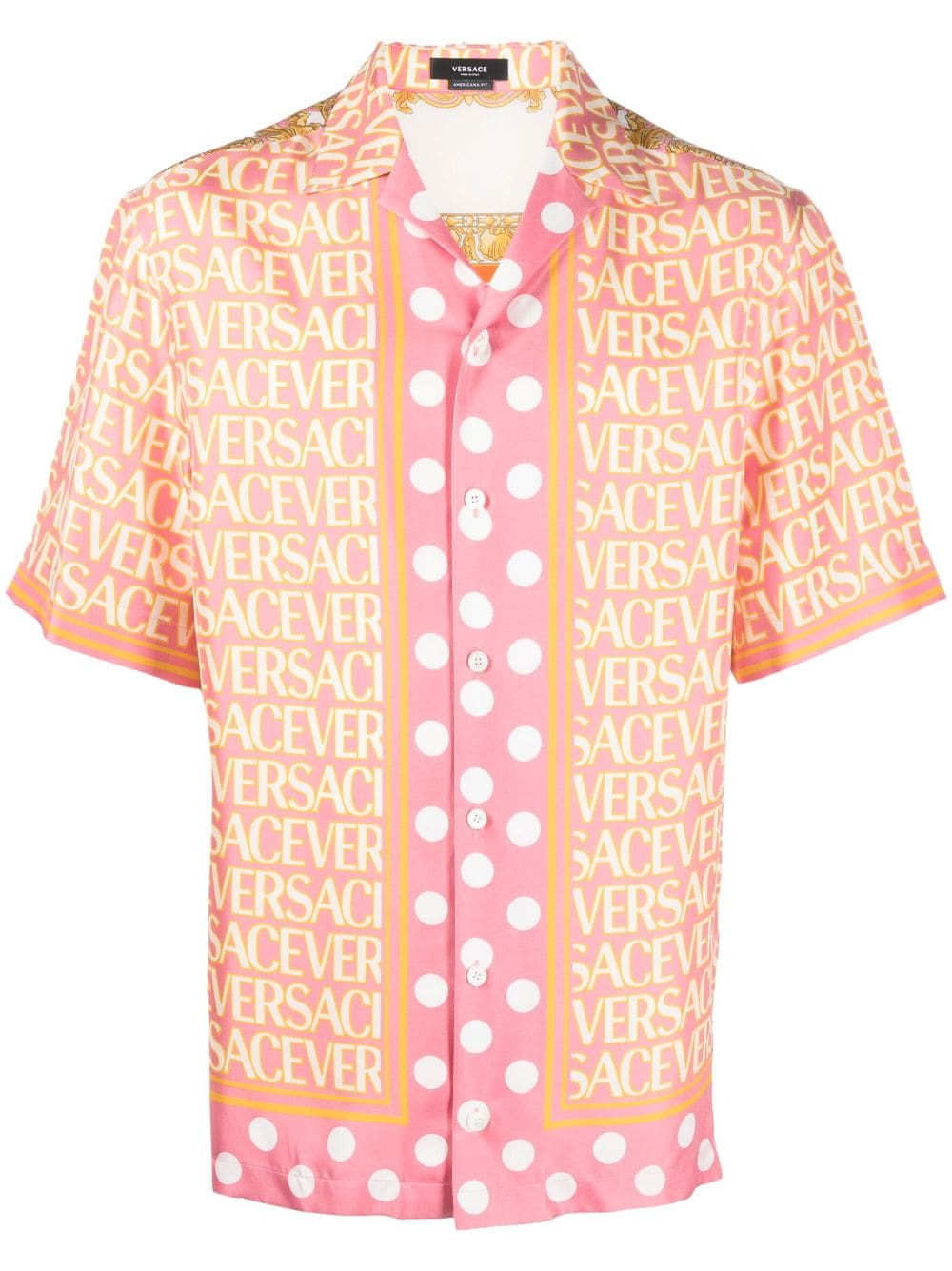Versace Versace Allover Printed Silk Shirt - Farfetch