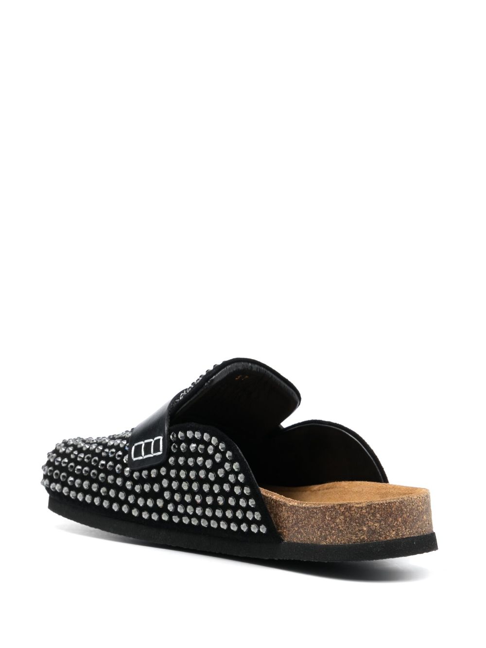 JW Anderson crystal-embellished leather mules Women