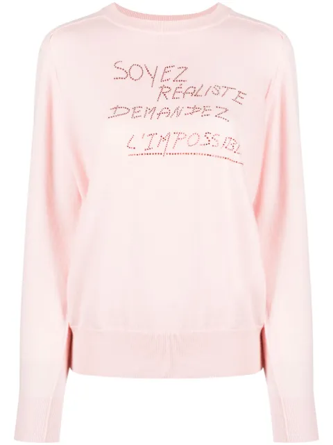Sonia Rykiel rhinestone-embellished jumper