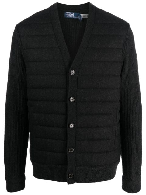 Polo Ralph Lauren quilted-panel knitted jacket Men