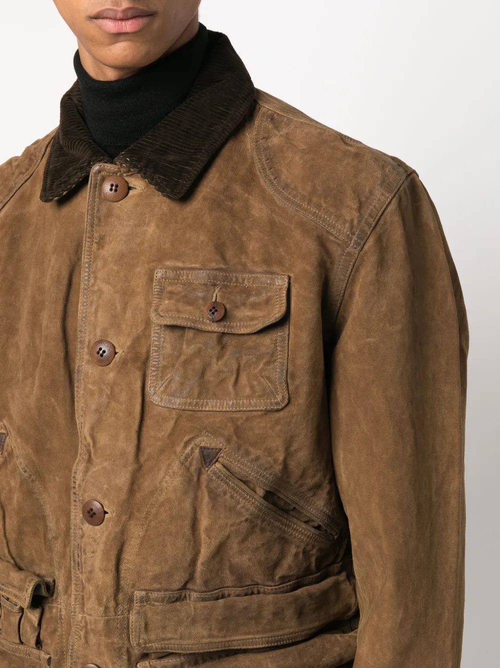 Polo Ralph Lauren Mohawk Utility Suede Jacket - Farfetch