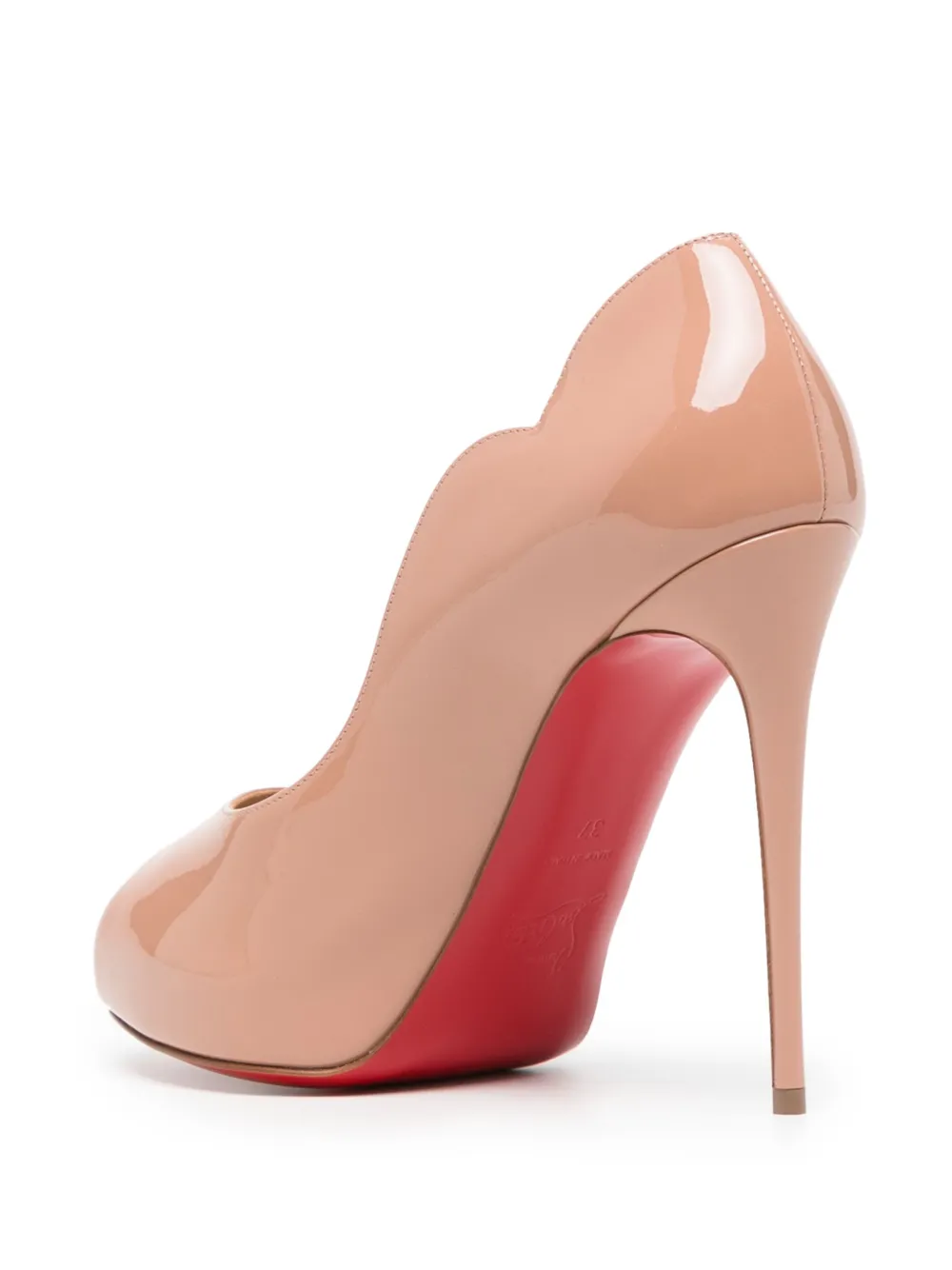 Christian Louboutin Hot Chick Alta 120mm Patent Pumps Pink FARFETCH