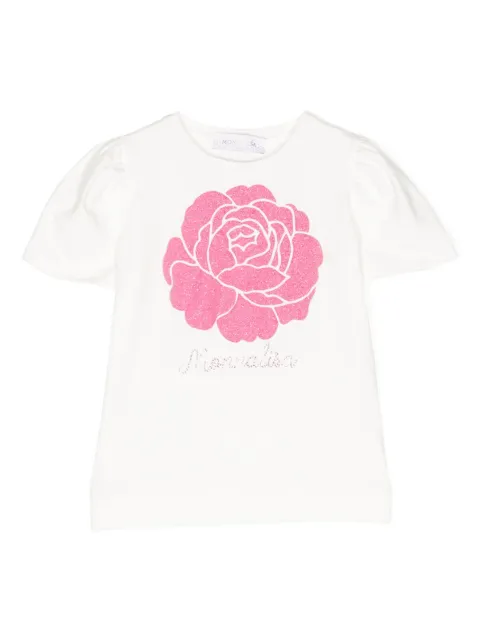 Monnalisa playera con estampado floral