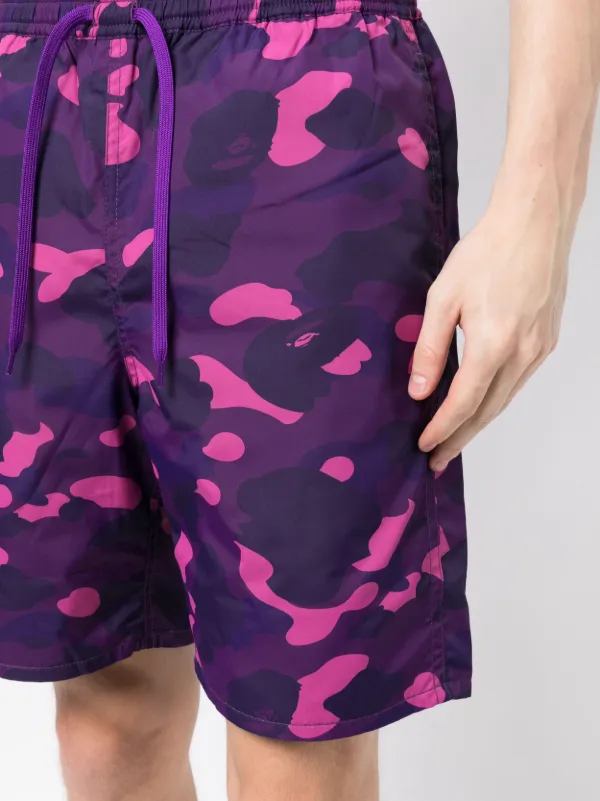 A Bathing Ape カモフラージュショートパンツピンク