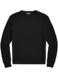 Polo Ralph Lauren cable-knit crew-neck pullover - Black