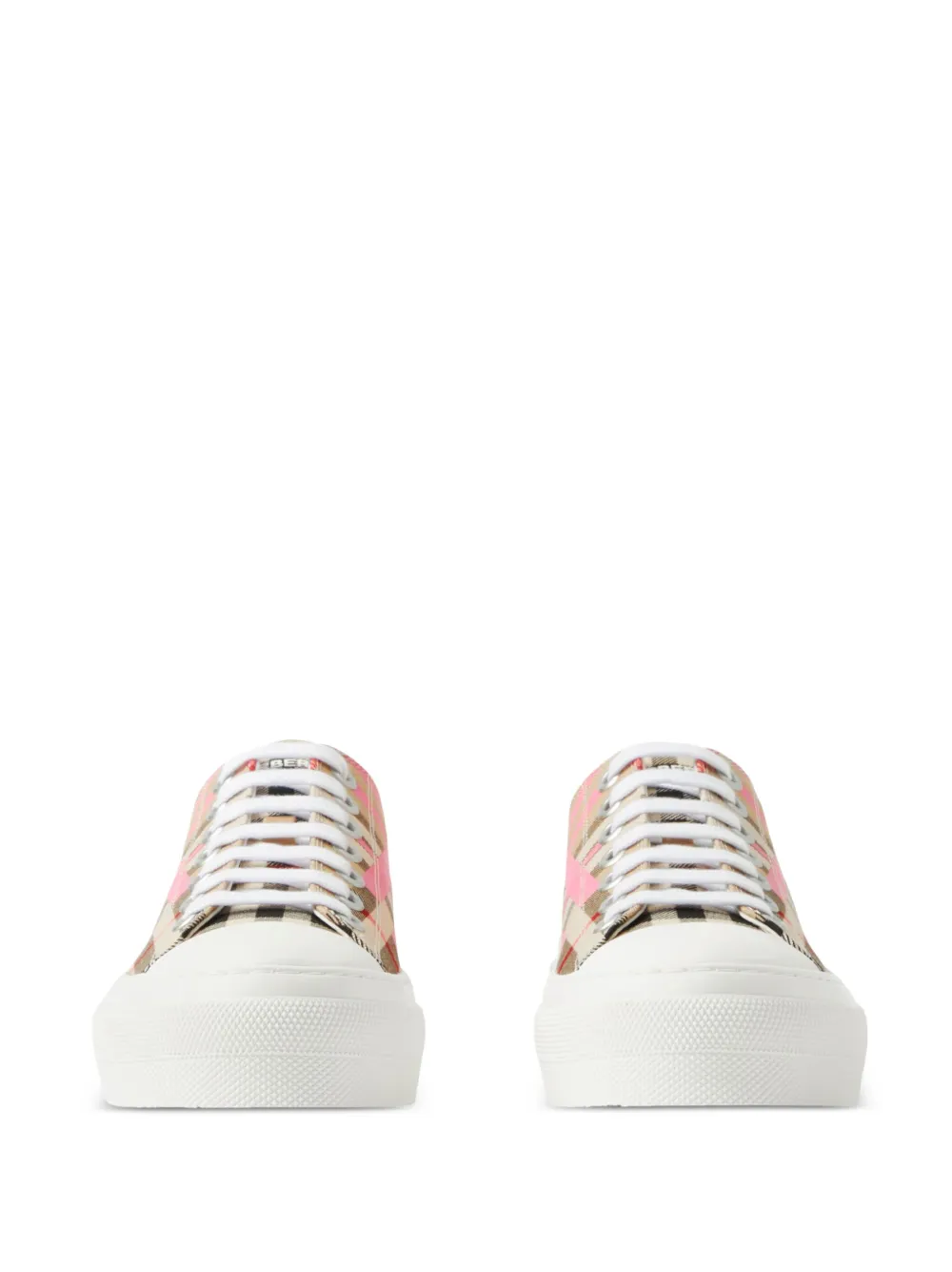 Burberry check-print lace-up Sneakers - Farfetch