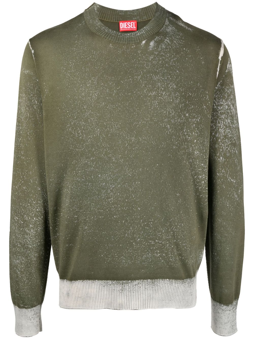 DIESEL K-LARENCE-B KNITTED COTTON JUMPER