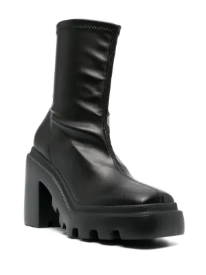 ブーツその他 Vic Matie Chunky Platform Ankle Boots With Side Zipper VIC MATIĒ Women | YOOX