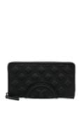 Tory Burch Fleming Soft Matte quilted wallet - Black