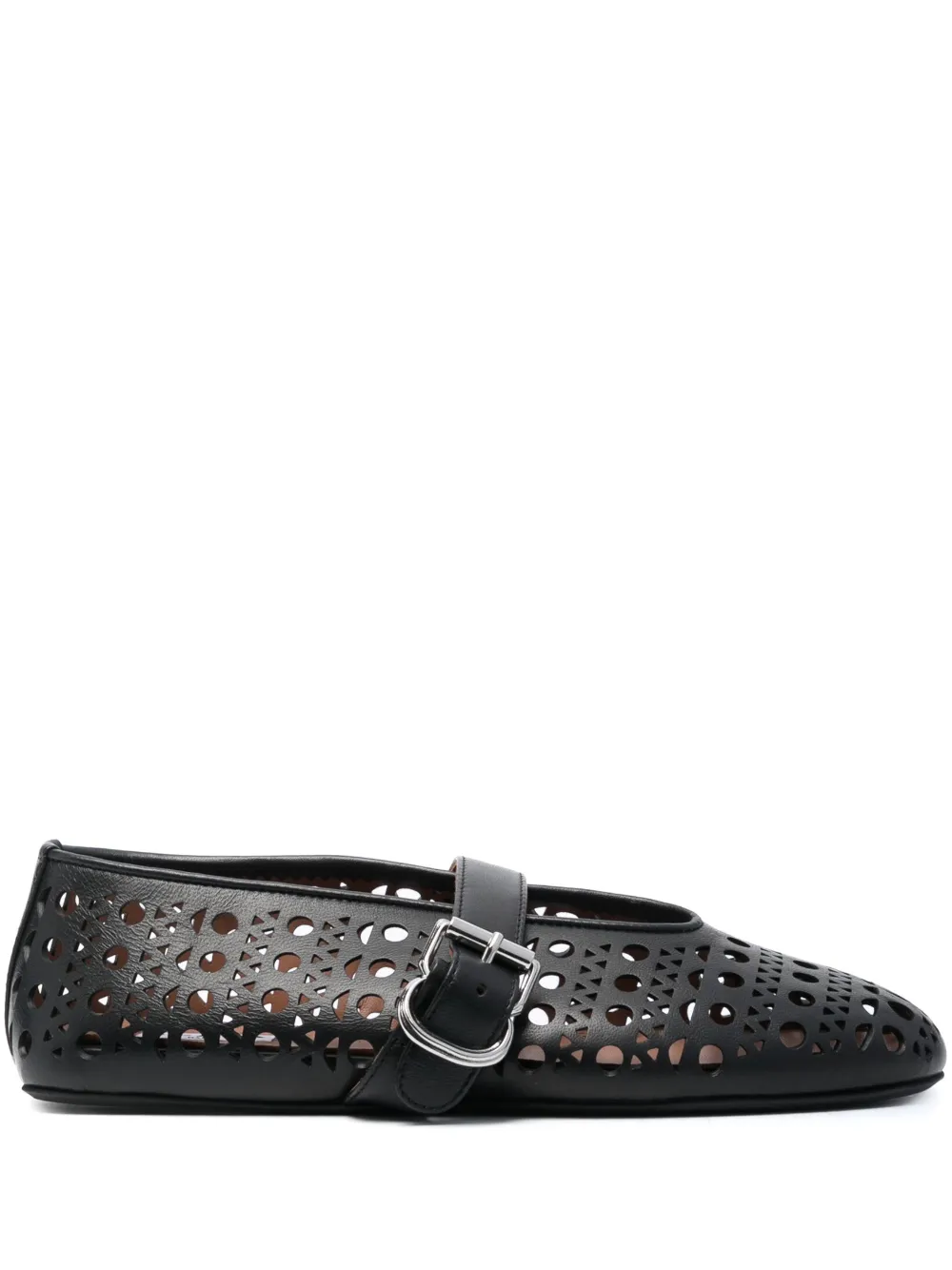 Alaïa flats con aberturas | negro | Image 1